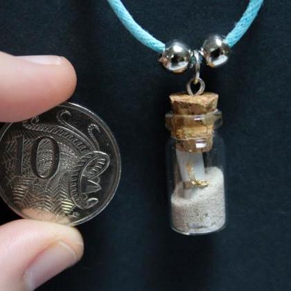 Message in a Bottle Charm Necklace,..