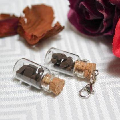Miniature Chocolate Bottle Charm, H..